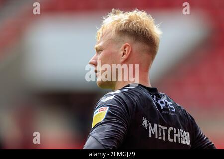 Jonathan Mitchell #13 de Northampton Town pendant le match Banque D'Images