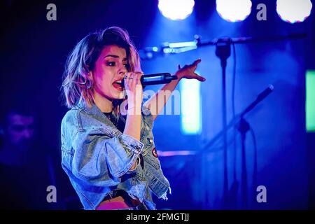 Madrid, Espagne. 08 mai 2021. Nerea Rodriguez se produit au Palacio de la Prensa à Madrid. Crédit : SOPA Images Limited/Alamy Live News Banque D'Images