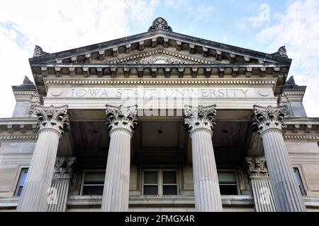 Ames, Iowa, États-Unis. Beardshear Hall sur le campus de l'université d'État de l'Iowa. Banque D'Images