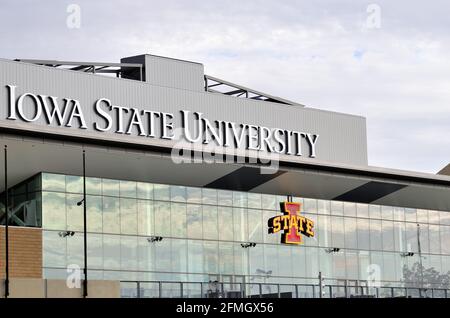 Jack Trice Stadium sur le campus de l'université d'État de l'Iowa à Ames, Iowa. Le stade est le stade de football NCAA Division1 de l'université d'État de l'Iowa, Banque D'Images