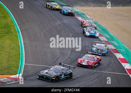 20 Pierburg Valentin (ger), Baumann Dominik (aut), SPS Automotive Performance, Mercedes-AMG GT3, action lors de la 2ème série du Fanatec GT World Challenge Europe 2021 Powered by AWS, du 6 au 9 mai 2021 sur le circuit de Nevers Magny-cours, Magny-cours, France - photo Paulo Maria / DPPI Banque D'Images