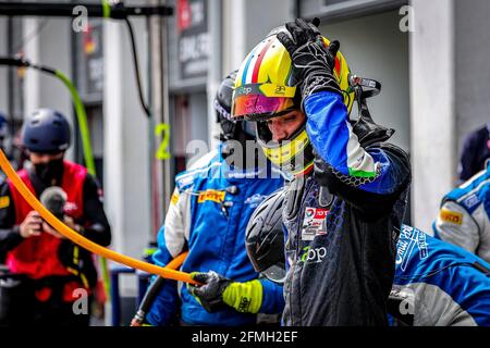 Au cours de la 2ème partie du défi mondial Fanatec GT 2021 Europe Powered by AWS, du 6 au 9 mai 2021 sur le circuit de Nevers Magny-cours, Magny-cours, France - photo Paulo Maria / DPPI Banque D'Images