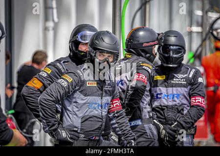 Ambiance pendant la 2ème partie du défi mondial Fanatec GT 2021 Europe Powered by AWS, du 6 au 9 mai 2021 sur le circuit de Nevers Magny-cours, Magny-cours, France - photo Paulo Maria / DPPI / LiveMedia Banque D'Images