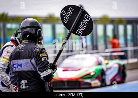 Ambiance pendant la 2ème partie du défi mondial Fanatec GT 2021 Europe Powered by AWS, du 6 au 9 mai 2021 sur le circuit de Nevers Magny-cours, Magny-cours, France - photo Paulo Maria / DPPI / LiveMedia Banque D'Images