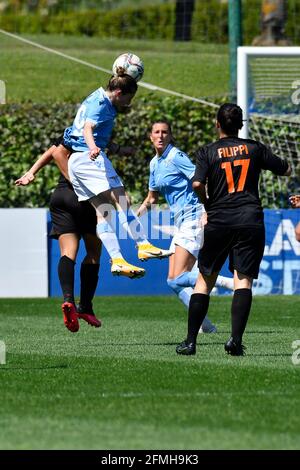 Le Latium tient sa promesse, tout d'abord à lui-même. L'équipe de Carolina Morace a conquis la promotion à Serie A et l'a fait de la manière la plus belle, prenant le derby (deuxième victoire dans la saison dans le derby) contre Roma Calcio Femminile. (Photo de Domenico Cippitelli/Pacific Press) Banque D'Images