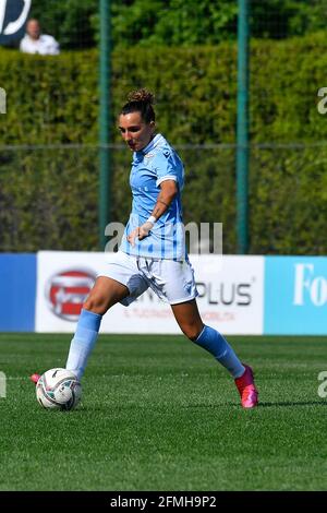 Rome, Italie. 09e mai 2021. Le Latium tient sa promesse, tout d'abord à lui-même. L'équipe de Carolina Morace a conquis la promotion à Serie A et l'a fait de la manière la plus belle, prenant le derby (deuxième victoire dans la saison dans le derby) contre Roma Calcio Femminile. (Photo de Domenico Cippitelli/Pacific Press) Credit: Pacific Press Media production Corp./Alay Live News Banque D'Images