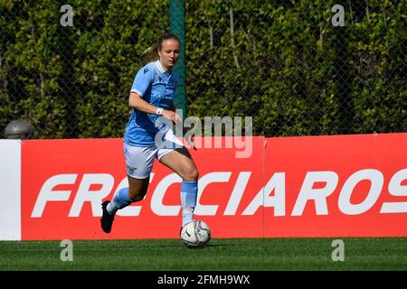 Rome, Italie. 09e mai 2021. Le Latium tient sa promesse, tout d'abord à lui-même. L'équipe de Carolina Morace a conquis la promotion à Serie A et l'a fait de la manière la plus belle, prenant le derby (deuxième victoire dans la saison dans le derby) contre Roma Calcio Femminile. (Photo de Domenico Cippitelli/Pacific Press) Credit: Pacific Press Media production Corp./Alay Live News Banque D'Images