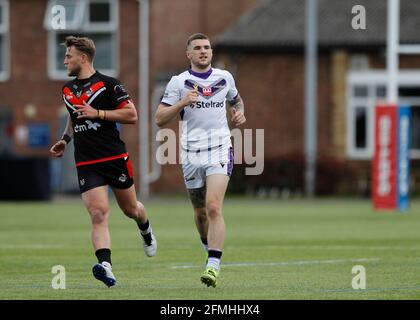 Rosslyn Park, Londres, Royaume-Uni. 9 mai 2021. Betfred Championship, Rugby League, London Broncos versus Newcastle Thunder; Connor Wclé of Newcastle Thunder Credit: Action plus Sports/Alay Live News Banque D'Images