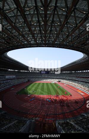 Tokyo, Japon. 9 mai 2021. National Stadium Athletics : PRÊT STEADY TOKYO - Athletics au National Stadium à Tokyo, Japon . Credit: Yohei Osada/AFLO SPORT/Alay Live News Banque D'Images