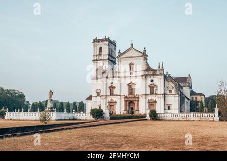 Église de la cathédrale de se, dans la vieille ville de Goa, en Inde Banque D'Images