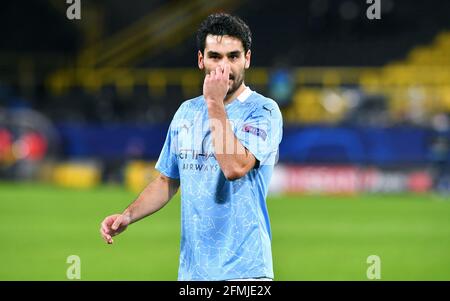 Ligue des champions de l'UEFA, deuxième étape quart de finale, signal Iduna Park Dortmund, Bor. Dortmund - Manchester City, Ilkay Gündogan Banque D'Images