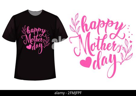 t-shirt happy mother's day design international de fête des mères vector design Banque D'Images