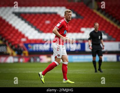 LONDRES, ROYAUME-UNI. 9 MAI lors du match Sky Bet League 1 entre Charlton Athletic et Hull City à la Valley, Londres, le dimanche 9 mai 2021. (Crédit : Tom West | crédit : MI News & Sport /Alay Live News Banque D'Images