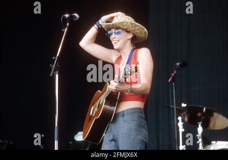 Beth Orton au Glastonbury Festival 1999 Banque D'Images