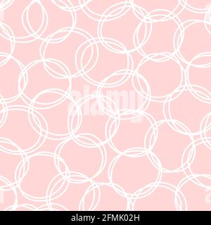 Motif vectoriel sans couture avec bulles abstraites. Conception simple pour le textile, le papier peint, le papier d'emballage Banque D'Images