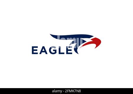 Illustration du modèle vectoriel du logo Eagle. Illustration de Vecteur
