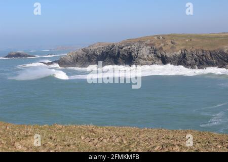 Polly Joke crique et plage, Cornwall Royaume-Uni Banque D'Images