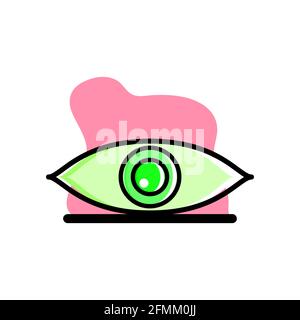 Eye Conceptual Icon Vector Illustration Design eps10 Illustration de Vecteur