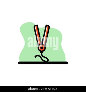 Redressement Iron Conceptual Vector Illustration Design Icon eps10 Illustration de Vecteur