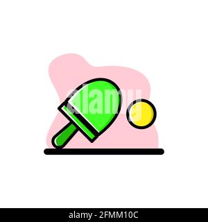 Ping pong Conceptual Vector Illustration Design Icon eps10 idéal pour n'importe quel but Illustration de Vecteur