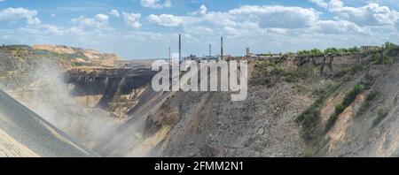 Mine de cuivre et complexe de fusion de Zijin Bor cuivre à Bor (Serbie) le 2 mai 2021, l'une des plus grandes mines de cuivre d'Europe appartenant à l'exploitation minière chinoise Banque D'Images