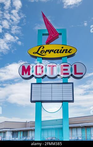 Memphis, TN / USA - 3 septembre 2020: Le Lorraine Motel à Memphis, TN où Martin Luther King, Jr a été assassiné. Banque D'Images