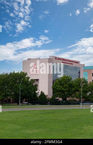 Memphis, TN / Etats-Unis - 3 septembre 2020 : Hôpital de recherche pour enfants de St. Jude Banque D'Images