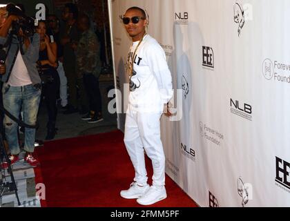 30 août 2015, Hollywood, Californie, États-Unis: Shad Gregory Moss aka Bow Wow assiste à Diddy et amis #FINNAGETLOOSE MTV VMA après la partie à SupperClub.A. (Image crédit : © Billy Bennight/ZUMA Wire) Banque D'Images