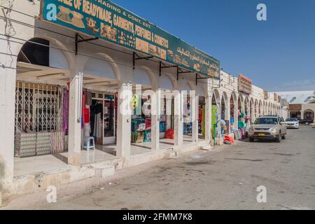 IBRA, OMAN - 6 MARS 2017 : vue sur les étals du Souq à Ibra. Banque D'Images