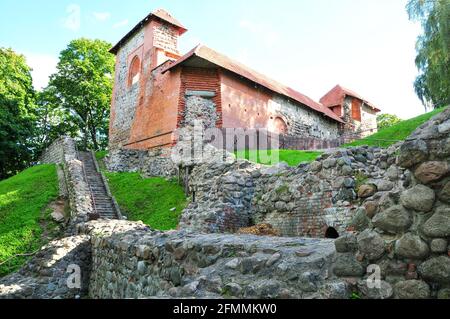 Château supérieur du château gothique de Vilnius, construit au XIVe siècle à Vilnius, en Lituanie. 18 septembre 2009 © Wojciech Strozyk / Alamy stock photo Banque D'Images