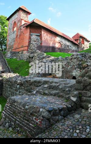 Château supérieur du château gothique de Vilnius, construit au XIVe siècle à Vilnius, en Lituanie. 18 septembre 2009 © Wojciech Strozyk / Alamy stock photo Banque D'Images