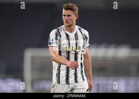 Turin, Italie, le 9 mai 2021. Matthijs de Ligt de Juventus pendant le match de la série A au stade Allianz, à Turin. Le crédit photo devrait se lire: Jonathan Moscrop / Sportimage Banque D'Images