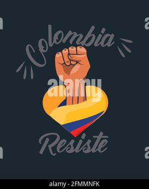 un chasseur de main dans le cœur Illustration de Vecteur