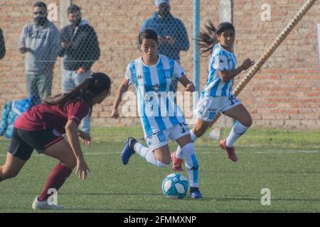 Buenos Aires, Argentine. 10 mai 2021. Pendant le match entre Racing et Leus à Tita Mattiussi à Avellaneda, Buenos Aires, Argentine. Crédit: SPP Sport presse photo. /Alamy Live News Banque D'Images