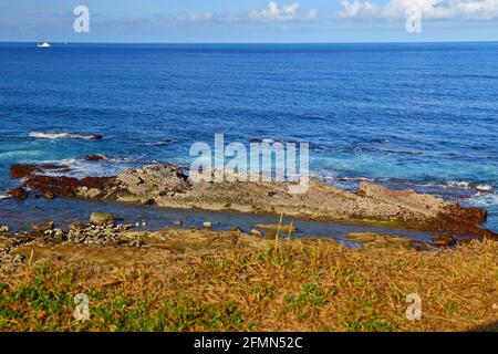 Zone de loisirs de Jialulan, belle plage rocheuse de Jialulan située à Taitung, dans l'est de Taïwan Banque D'Images