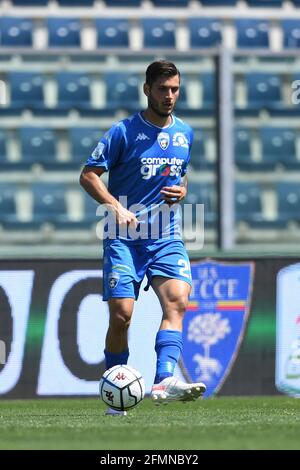 Empoli, Italie. 10 2021 mai, Filippo Bandinelli (Empoli) pendant le match italien 'erie B entre Empoli 2-1 Lecce au stade Carlo Castellani le 10 mai 2021 à Empoli, Italie. Credit: Maurizio Borsari/AFLO/Alay Live News Banque D'Images