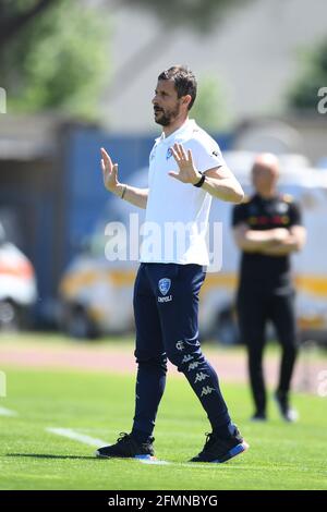 Empoli, Italie. 10 2021 mai, Alessio Dionisi Coach (Empoli) pendant le match italien 'erie B entre Empoli 2-1 Lecce au stade Carlo Castellani le 10 mai 2021 à Empoli, Italie. Credit: Maurizio Borsari/AFLO/Alay Live News Banque D'Images