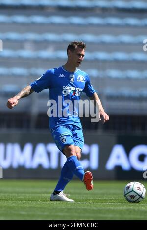 Empoli, Italie. 10 2021 mai, Leo Stulac (Empoli) lors du match italien 'erie B entre Empoli 2-1 Lecce au stade Carlo Castellani le 10 mai 2021 à Empoli, Italie. Credit: Maurizio Borsari/AFLO/Alay Live News Banque D'Images