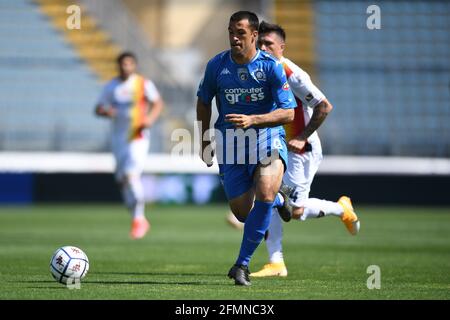 Empoli, Italie. 10 2021 mai, Marco Olivieri (Empoli) lors du match italien 'erie B entre Empoli 2-1 Lecce au stade Carlo Castellani le 10 mai 2021 à Empoli, Italie. Credit: Maurizio Borsari/AFLO/Alay Live News Banque D'Images