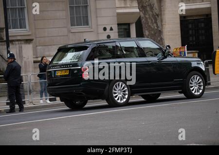 Londres, Royaume-Uni. 11 mai 2021. HM le Range rover de la Reine à l'ouverture du Parlement l'automobile de la Reine crédit: Ian Davidson/Alay Live News Banque D'Images