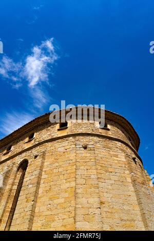 Sant Pere de Pals Sant Pere de Pals, église gothique de la ville médiévale de Pals, à Baix Emporda, Catalogne, Espagne. La ciutat médiéval de Pals, al Bai Banque D'Images