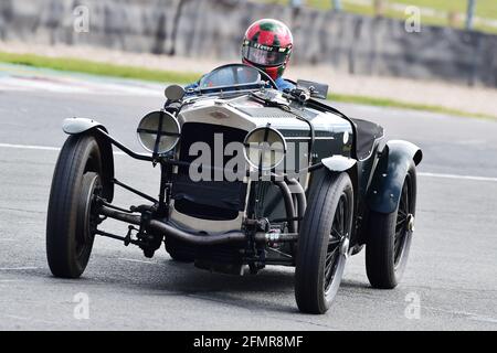 Tom Waterfield, Eddie Williams, Frazer Nash Supersports, The Mad Jack for Pre-War Sports Cars, Donington Historic Festival 2021, Donington Park, Engla Banque D'Images