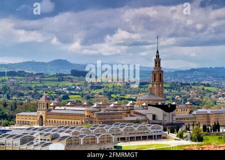 collège de travail oviedo, ancienne université de gijon, espagne Banque D'Images