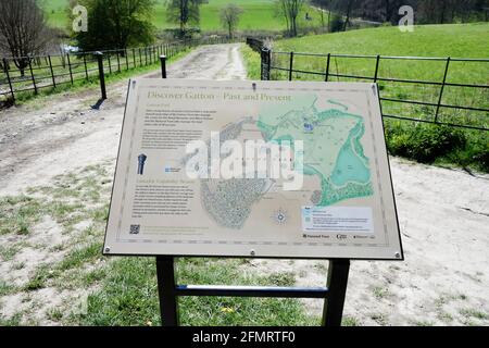 Le parc de Gatton Park conçu par Lancelot 'Capability' Brown. Reigate, Surrey. Banque D'Images