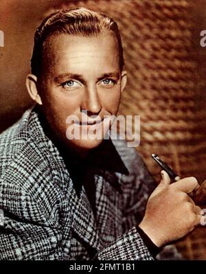 BING CROSBY (1903-1977) américain, chanteur et acteur de cinéma vers 1950