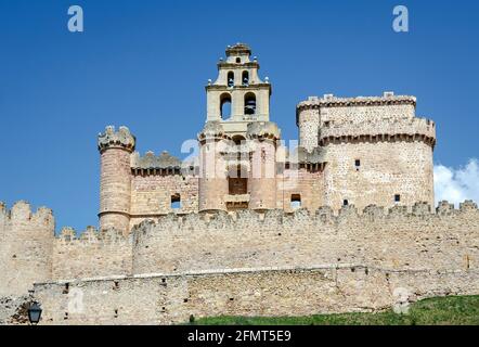 Turégano,Château Castillo de Turégano. dans la province de segovia, Castilla Leon, centre de l'Espagne. Banque D'Images