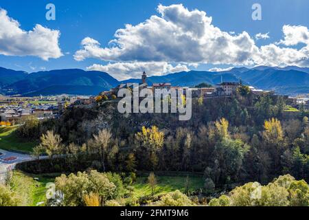 Village Bellver de Cerdanya Pyrénées province de Lleida, Catalogne Espagne Banque D'Images