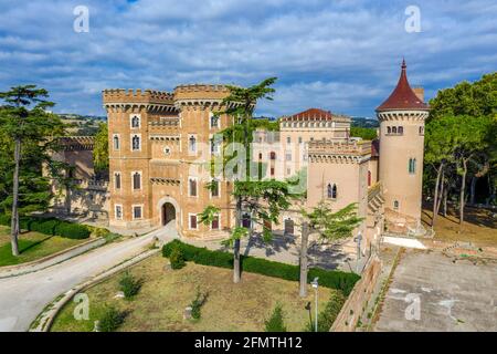 Château de CAN Taio, à Santa Perpetua de Mogoda Valles Occidental, Barcelone Espagne Banque D'Images