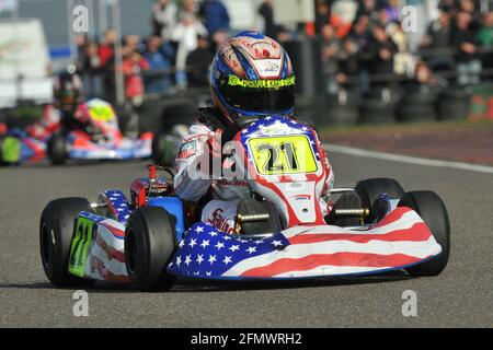 Santino Ferrucci Ellough Park Royaume-Uni 2010. Banque D'Images