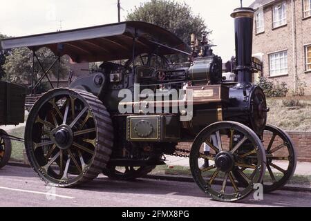 Moteurs de traction au Kettering Carnival en 1983 Banque D'Images